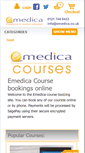 Mobile Screenshot of courses.emedica.co.uk
